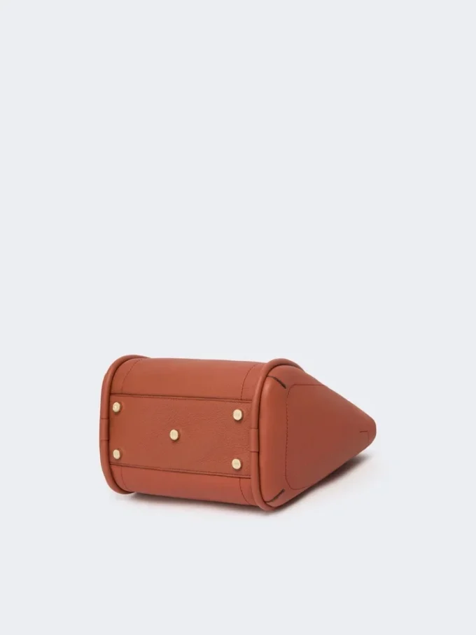 Petit sac marin en cuir, couleur rouille Petit sac marin en cuir, couleur rouille
