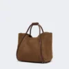 Petit sac marin en cuir nubuck, marron foncé Petit sac marin en cuir nubuck, marron foncé