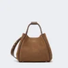 Petit sac marin en cuir nubuck, marron foncé Petit sac marin en cuir nubuck, marron foncé
