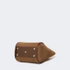Petit sac marin en cuir nubuck, marron foncé Petit sac marin en cuir nubuck, marron foncé