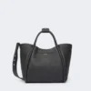 Petit sac Marine en cuir, noir