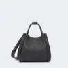 Petit sac Marine en cuir, noir
