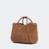 Petit sac marine en tissu teddy, couleur camel Petit sac marine en tissu teddy, couleur camel