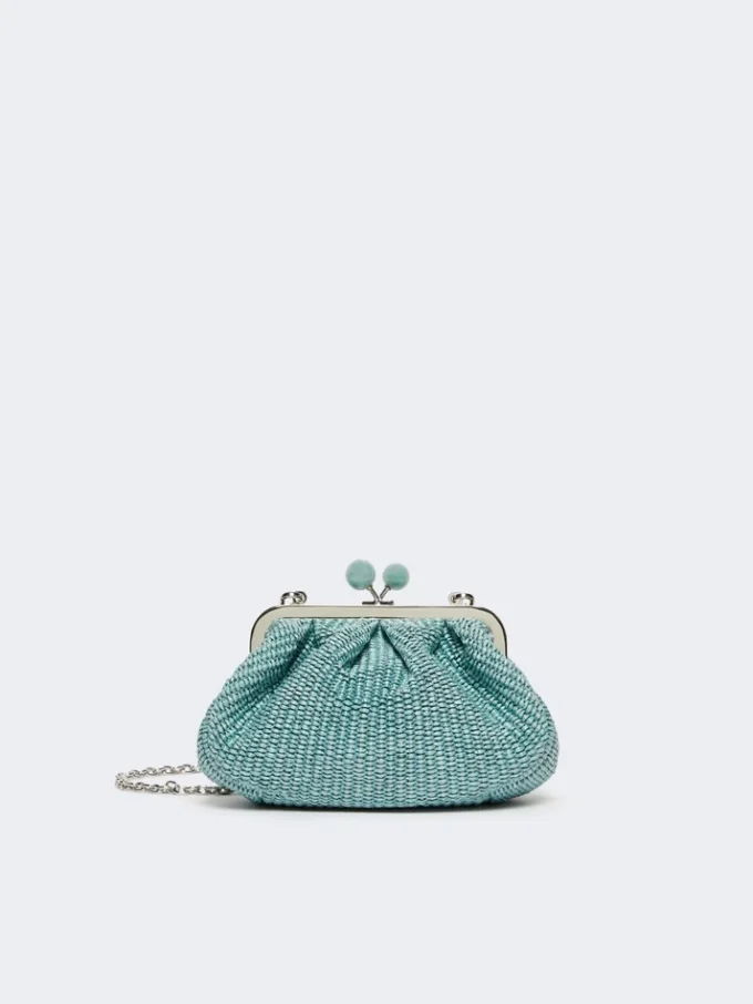 Petit sac Pasticcino effet raphia, couleur huile Petit sac Pasticcino effet raphia, couleur huile
