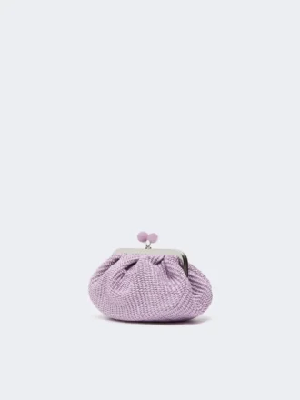 Petit sac Pasticcino effet raphia, lilas