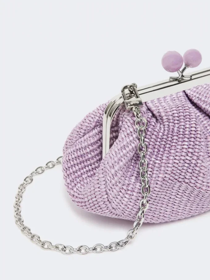 Petit sac Pasticcino effet raphia, lilas Petit sac Pasticcino effet raphia, lilas