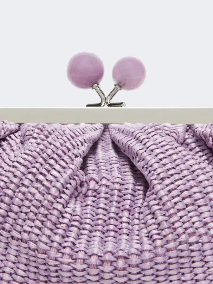 Petit sac Pasticcino effet raphia, lilas Petit sac Pasticcino effet raphia, lilas
