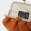 Petit sac Pasticcino effet raphia, saumon Petit sac Pasticcino effet raphia, saumon