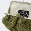 Petit sac Pasticcino effet raphia, vert sauge