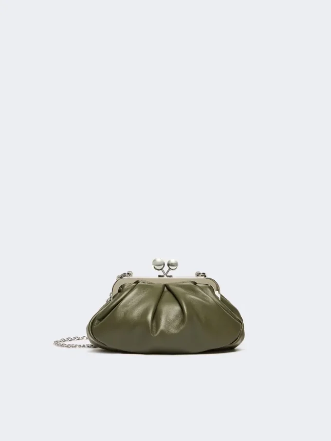 Petit sac Pasticcino en cuir d’agneau, vert foncé Petit sac Pasticcino en cuir d’agneau, vert foncé