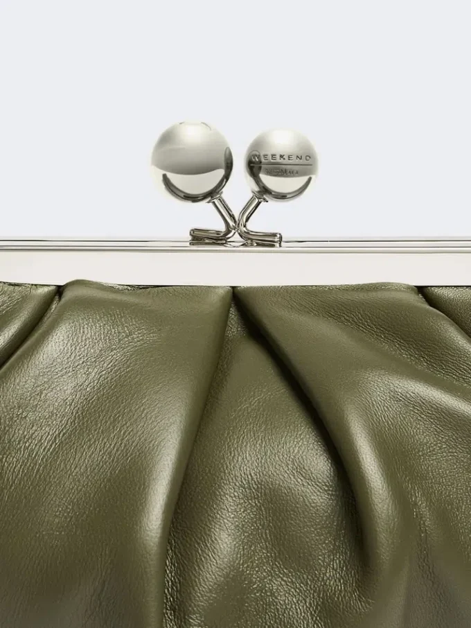 Petit sac Pasticcino en cuir d’agneau, vert foncé Petit sac Pasticcino en cuir d’agneau, vert foncé