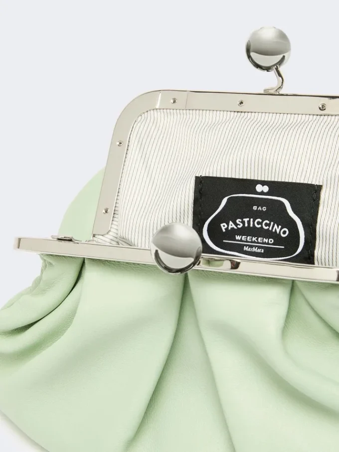 Petit sac Pasticcino en cuir d’agneau, vert pastel Petit sac Pasticcino en cuir d’agneau, vert pastel