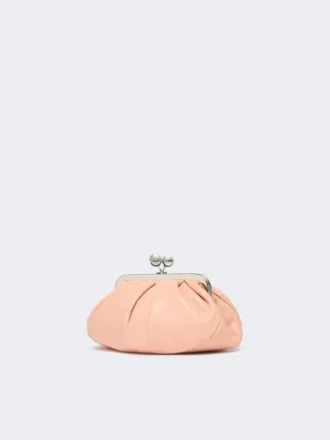 Petit sac Pasticcino en cuir de mouton, rose antique