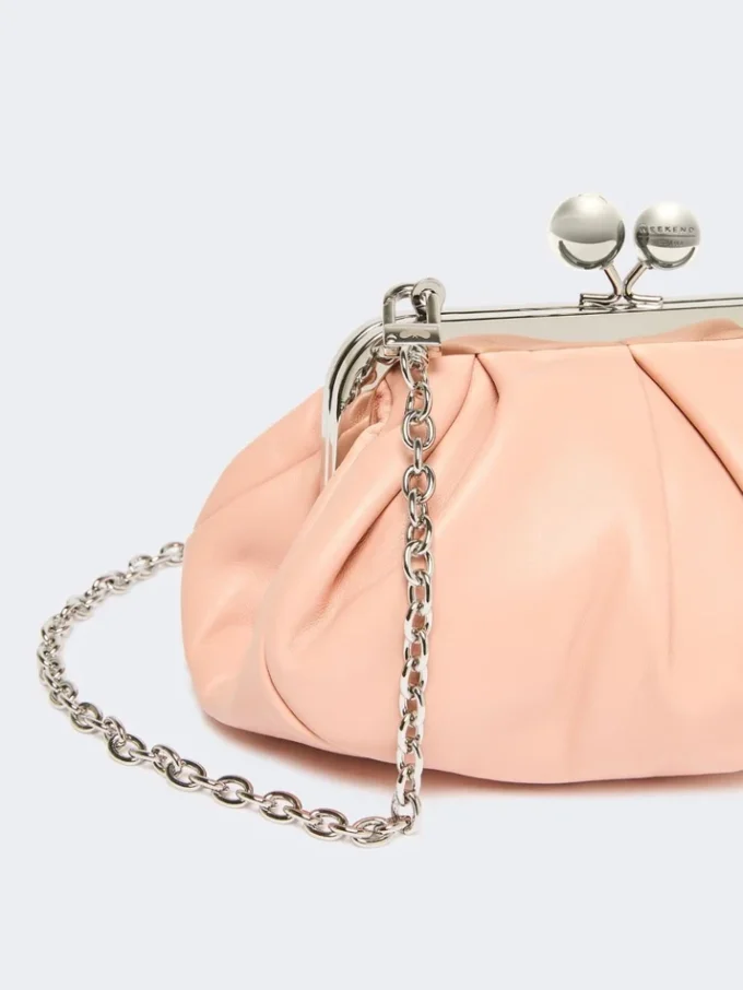 Petit sac Pasticcino en cuir de mouton, rose antique Petit sac Pasticcino en cuir de mouton, rose antique