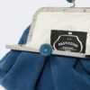 Petit sac Pasticcino en daim, bleu barbeau Petit sac Pasticcino en daim, bleu barbeau