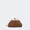 Petit sac Pasticcino en daim, marron foncé Petit sac Pasticcino en daim, marron foncé