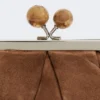 Petit sac Pasticcino en daim, marron foncé Petit sac Pasticcino en daim, marron foncé