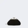 Petit sac Pasticcino en daim, noir Petit sac Pasticcino en daim, noir