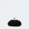 Petit sac Pasticcino en daim, noir Petit sac Pasticcino en daim, noir