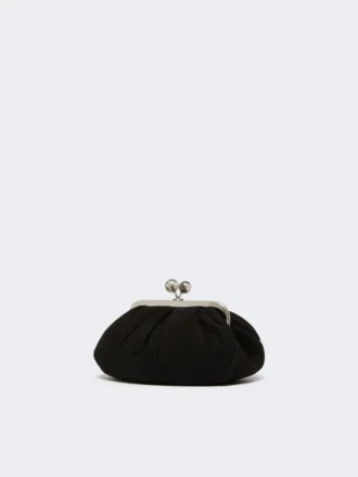 Petit sac Pasticcino en daim, noir