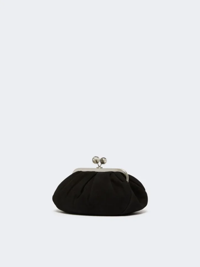 Petit sac Pasticcino en daim, noir Petit sac Pasticcino en daim, noir