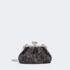 Petit sac Pasticcino en laine bouclée, couleur Avio Petit sac Pasticcino en laine bouclée, couleur Avio
