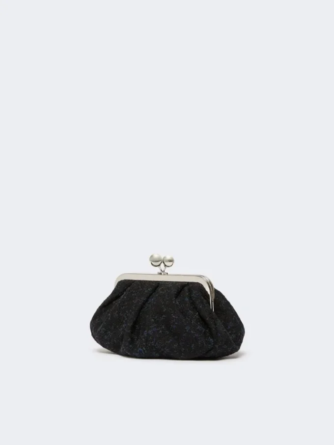 Petit sac Pasticcino en laine bouclée, noir Petit sac Pasticcino en laine bouclée, noir