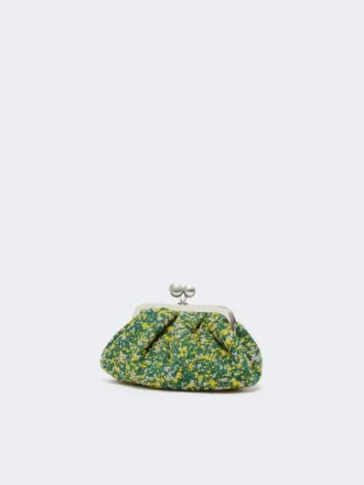 Petit sac Pasticcino en laine bouclée, vert