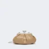 Petit sac Pasticcino en peau de mouton, couleur tourterelle