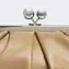 Petit sac Pasticcino en peau de mouton, couleur tourterelle