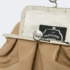 Petit sac Pasticcino en peau de mouton, couleur tourterelle