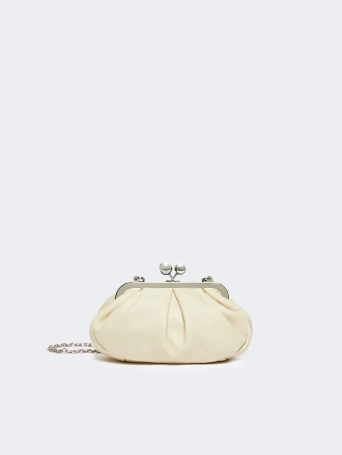 Petit sac Pasticcino en peau de mouton, ivoire Petit sac Pasticcino en peau de mouton, ivoire