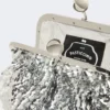 Petit sac Pasticcino en satin orné de paillettes, argent Petit sac Pasticcino en satin orné de paillettes, argent