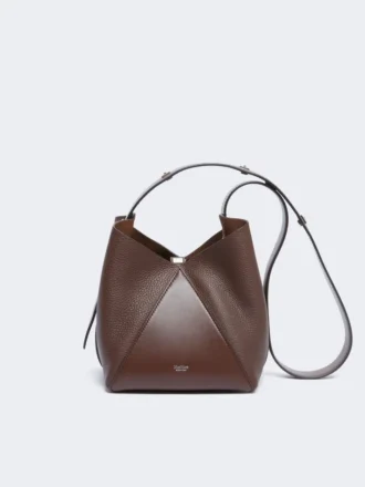 Petit sac seau, couleur cacao