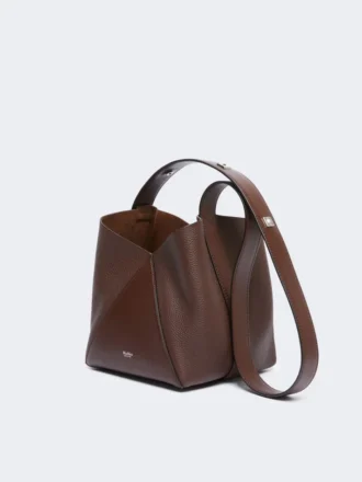 Petit sac seau, couleur cacao