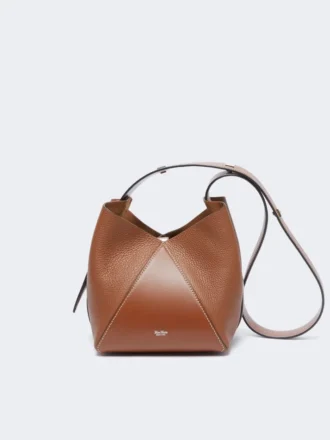 Petit sac seau, marron