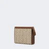 Petite pochette en jacquard de coton, noire Petite pochette en jacquard de coton, noire