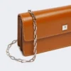 Pochette de téléphone en cuir, couleur rouille Pochette de téléphone en cuir, couleur rouille