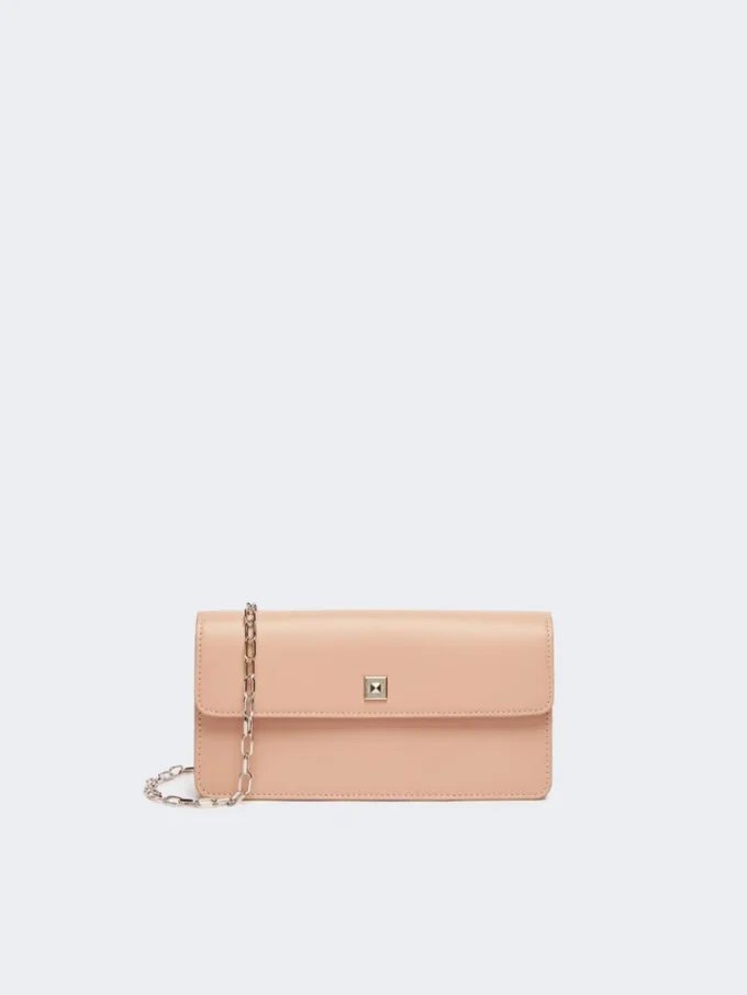 Pochette de téléphone en cuir, rose Pochette de téléphone en cuir, rose