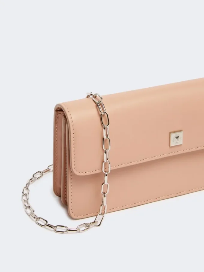 Pochette de téléphone en cuir, rose Pochette de téléphone en cuir, rose