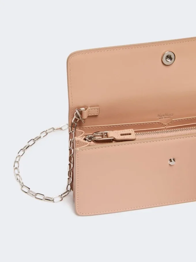 Pochette de téléphone en cuir, rose Pochette de téléphone en cuir, rose