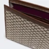 Pochette moyenne en jacquard de coton, noire Pochette moyenne en jacquard de coton, noire