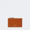 Porte-cartes en cuir, couleur rouille Porte-cartes en cuir, couleur rouille