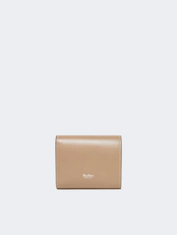 Portefeuille en cuir, couleur boue Portefeuille en cuir, couleur boue