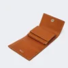 Portefeuille en cuir, couleur rouille Portefeuille en cuir, couleur rouille