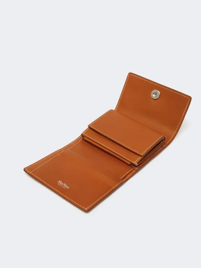 Portefeuille en cuir, couleur rouille Portefeuille en cuir, couleur rouille