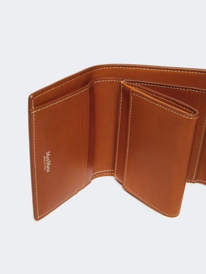 Portefeuille en cuir, couleur rouille Portefeuille en cuir, couleur rouille