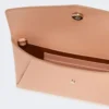 Portefeuille en cuir de forme enveloppe, rose Portefeuille en cuir de forme enveloppe, rose