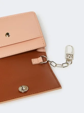 Portefeuille en cuir, rose