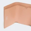 Portefeuille en cuir à trois volets, rose Portefeuille en cuir à trois volets, rose